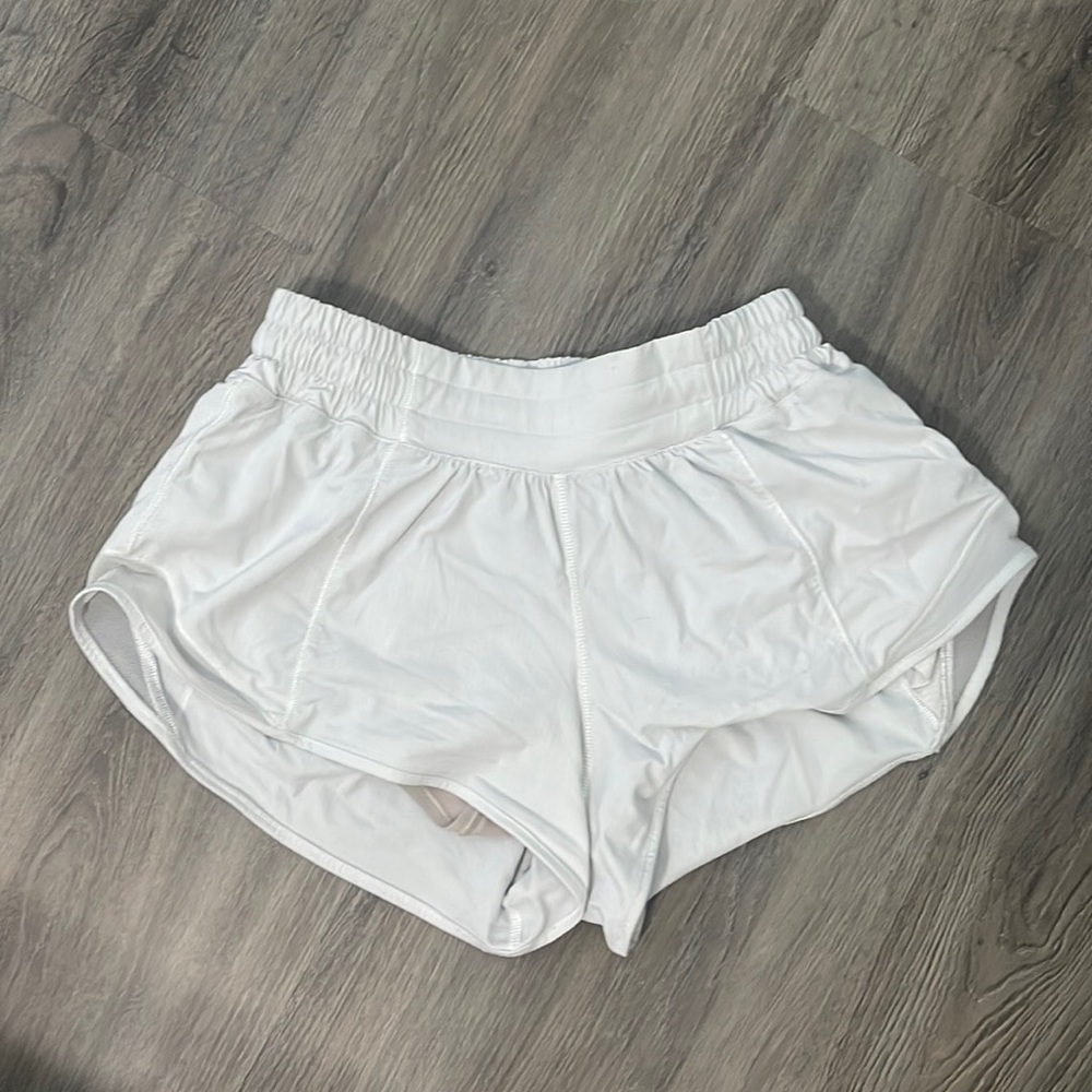 White Hotty Hot Shorts